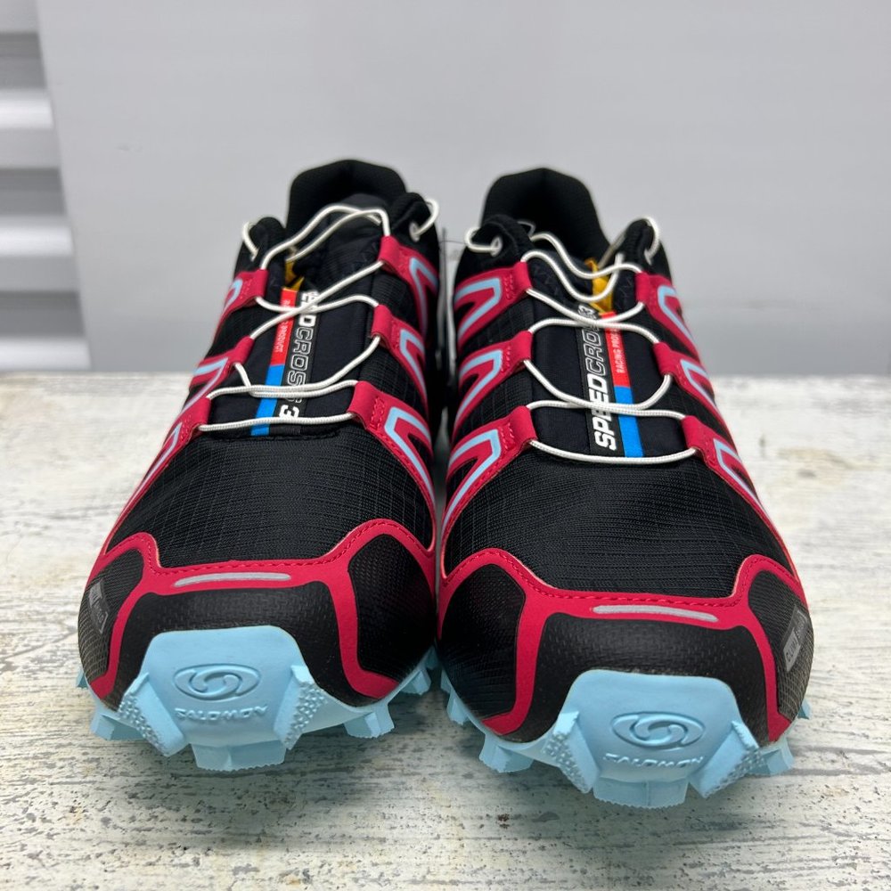 Salomon Speedcross 3CS Women: Conquer Trails with Elegance in Black/Lotus Pink - Picture 4 of 9